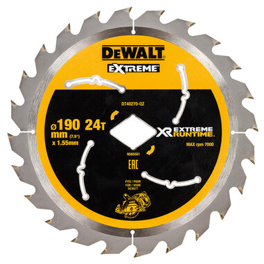 Диск пильний XR Flexvolt Extreme з ромбоподібною посадкою DeWALT DT40270