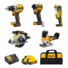 Фото #1 Набір з п’яти інструментів акумуляторних DeWALT DCK502P3