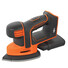 Фото #1 Шліфмашина вібраційна акумуляторна BLACK+DECKER BDCDS18N