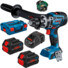 Фото #1 Акумуляторний ударний дриль-шуруповерт Bosch GSB 18V-150 C Professional, 2 акб ProCORE18V 8.0Ah, з/п GAL 1880 CV в L-BOXX 136 (06019J5105)
