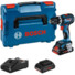 Фото #1 Ударний акумуляторний дриль-шурупокрут Bosch Professional GSB 18V-90 C 2 акб ProCORE 18V 4.0Ah і з/п GAL 18V-40 в L-Boxx 136 (06019K6104)
