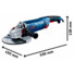 Фото #2 Кутова шліфмашина Bosch GWS 24-230 JZ Professional (06018C3300)