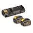 Фото #1 Зарядний пристрій + 2 акумулятори DeWALT DCB132T2