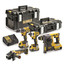 Фото #1 Набір акумуляторних безщіткових інструментів DeWALT DCK422P3