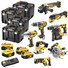 Фото #1 Набір з восьми акумуляторних інструментів DeWALT DCK865P4T